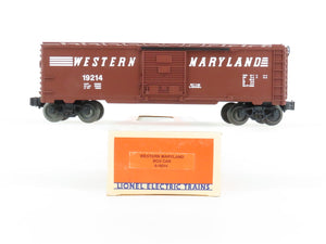O Gauge 3-Rail Lionel 6-19214 WM Western Maryland Single Door Boxcar #19214