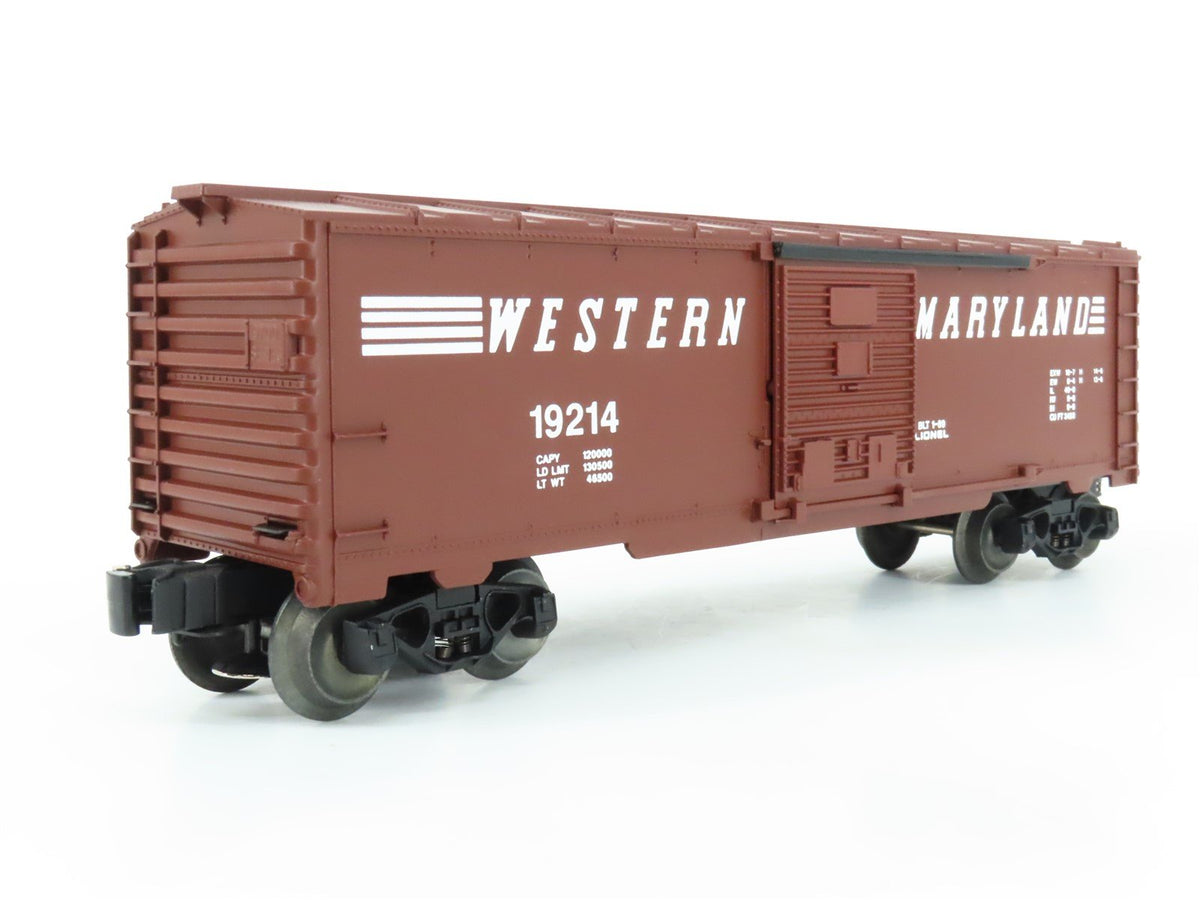O Gauge 3-Rail Lionel 6-19214 WM Western Maryland Single Door Boxcar #19214
