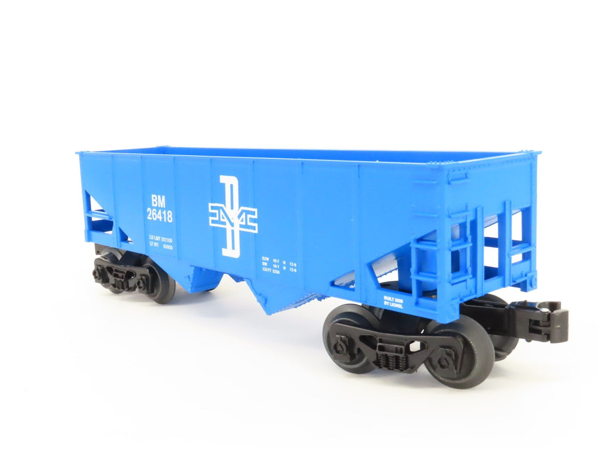 O Gauge 3-Rail Lionel 6-26418 B&amp;M Boston &amp; Maine 2 Bay Hopper #26418