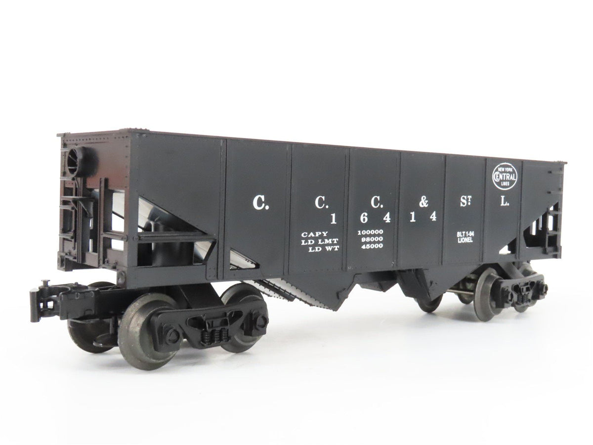 O Gauge 3-Rail Lionel 6-16414 CCC&amp;StL NYC 2-Bay Open Hopper #26418