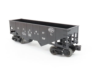 O Gauge 3-Rail Lionel 6-16414 CCC&StL NYC 2-Bay Open Hopper #26418