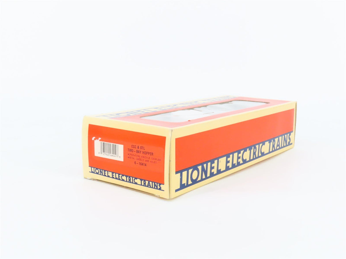 O Gauge 3-Rail Lionel 6-16414 CCC&amp;StL NYC 2-Bay Open Hopper #26418