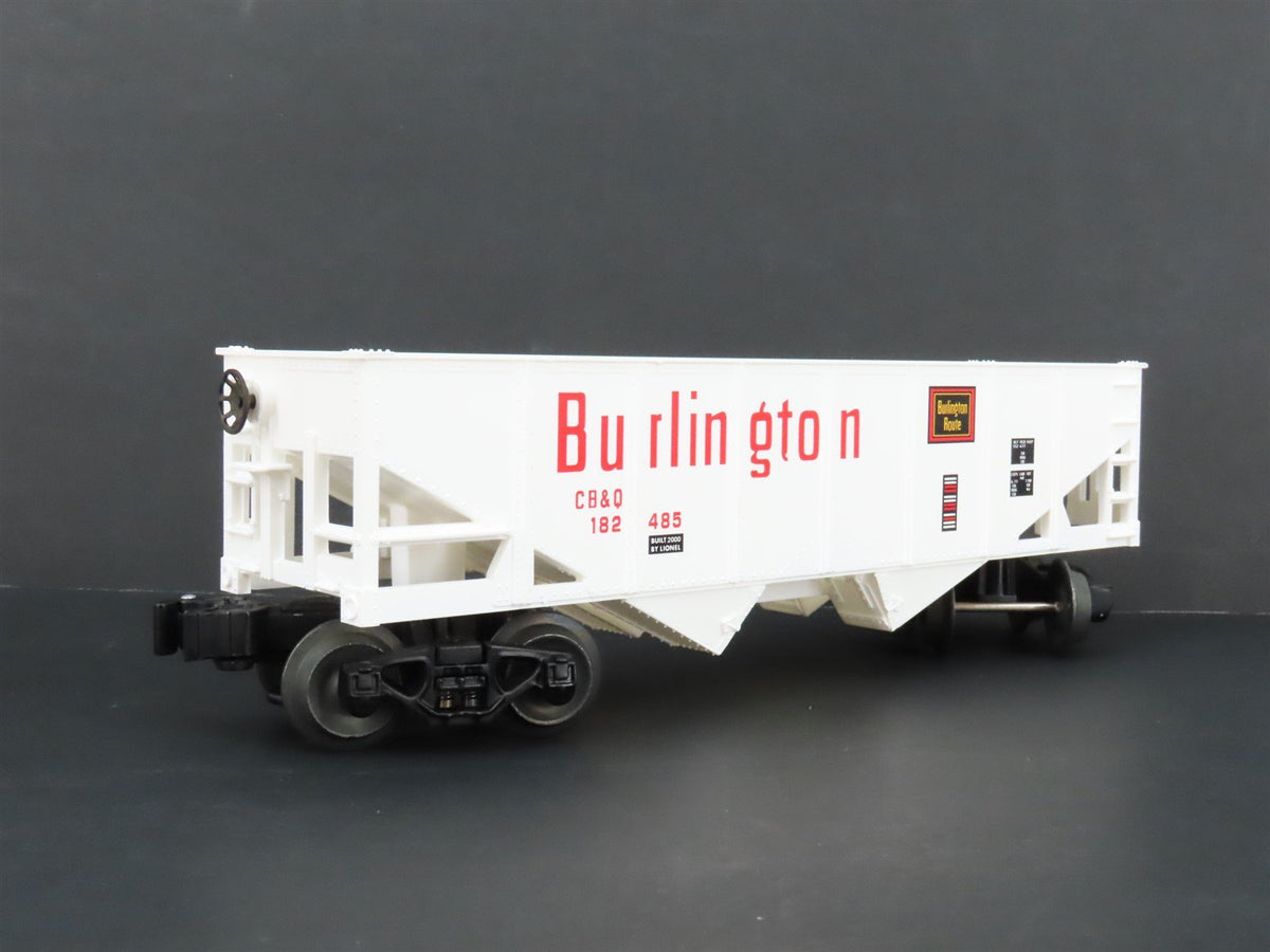 O Gauge 3-Rail Lionel 6-16446 CB&amp;Q Burlington Route 2-Bay Hopper #182485