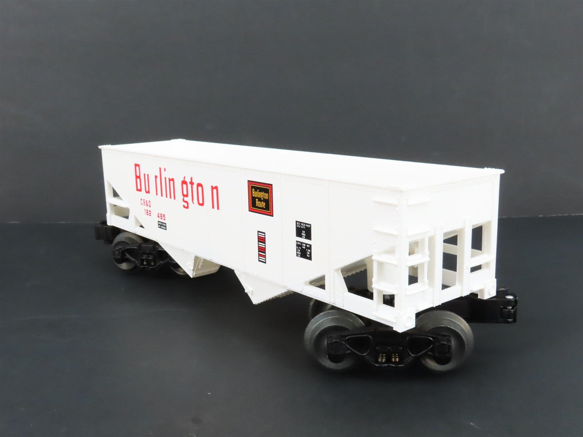 O Gauge 3-Rail Lionel 6-16446 CB&amp;Q Burlington Route 2-Bay Hopper #182485