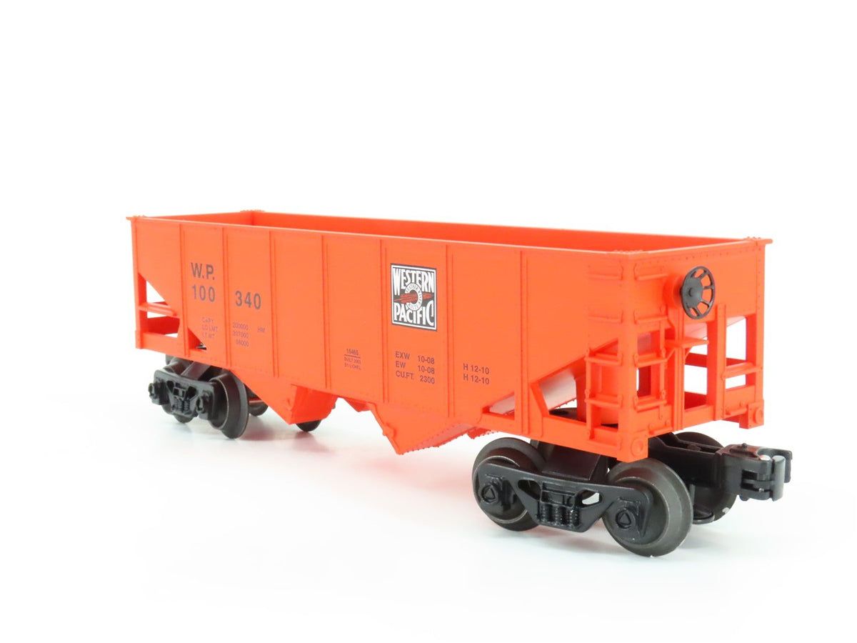 O Gauge 3-Rail Lionel 6-16465 WP Western Pacific &quot;Feather&quot; 2-Bay Hopper #100340