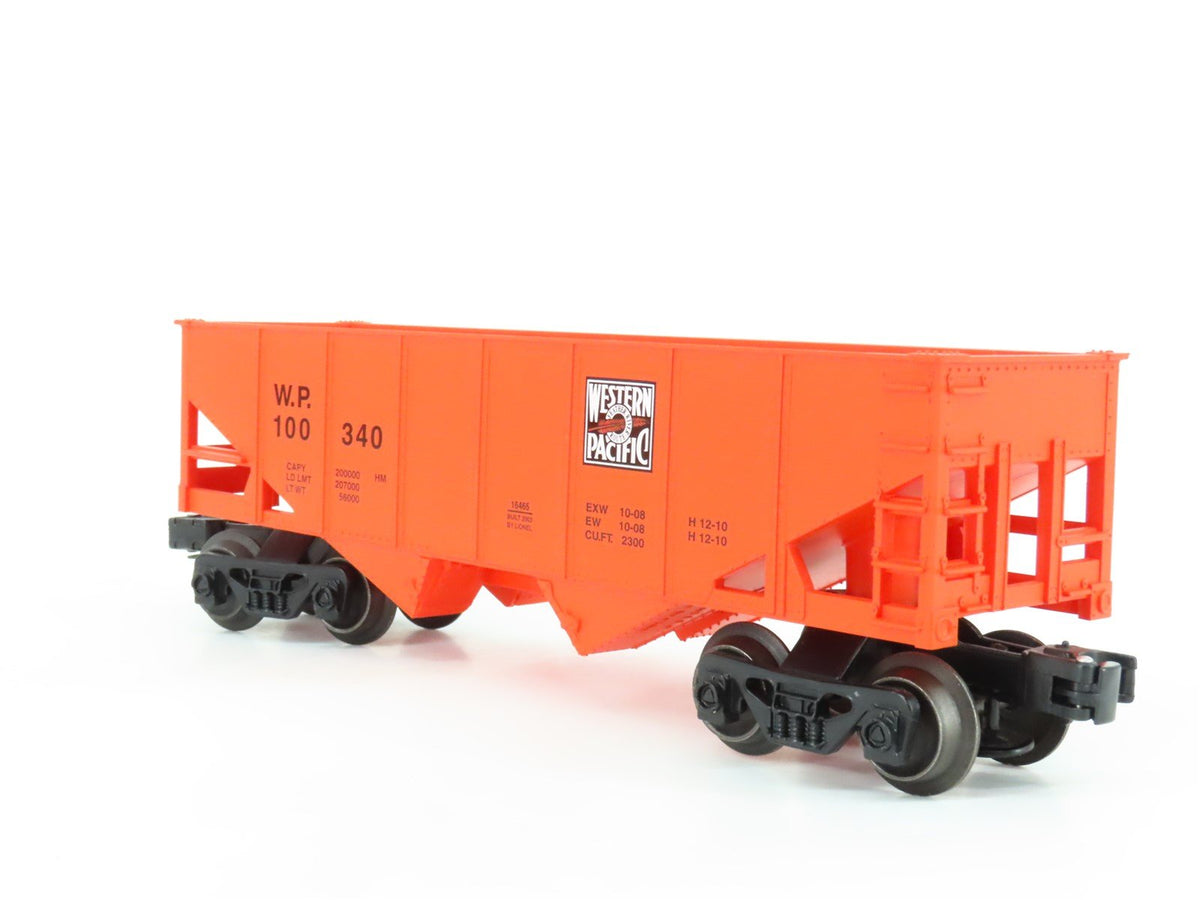 O Gauge 3-Rail Lionel 6-16465 WP Western Pacific &quot;Feather&quot; 2-Bay Hopper #100340