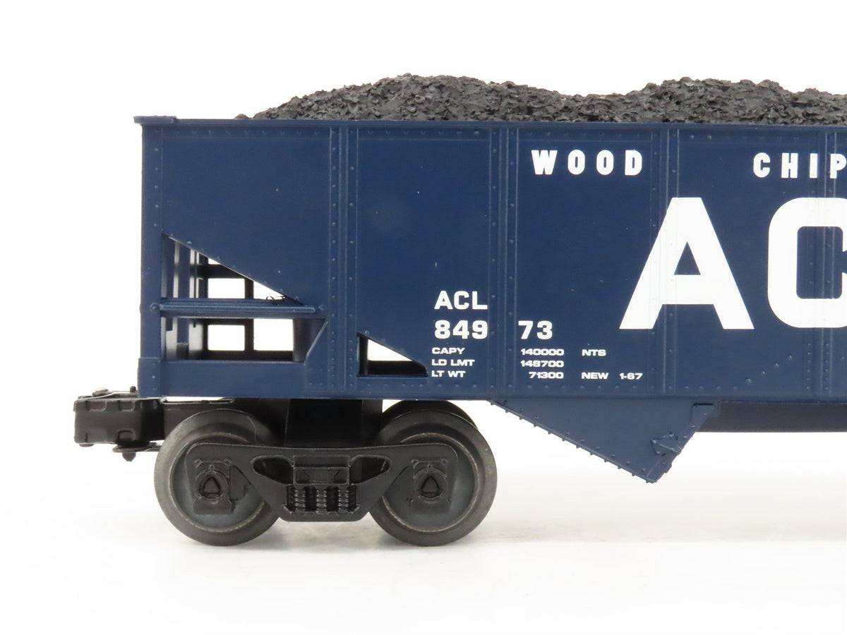 O Gauge 3-Rail Lionel 6-16468 ACL Atlantic Coast Line 2-Bay Hopper W/Load 84973