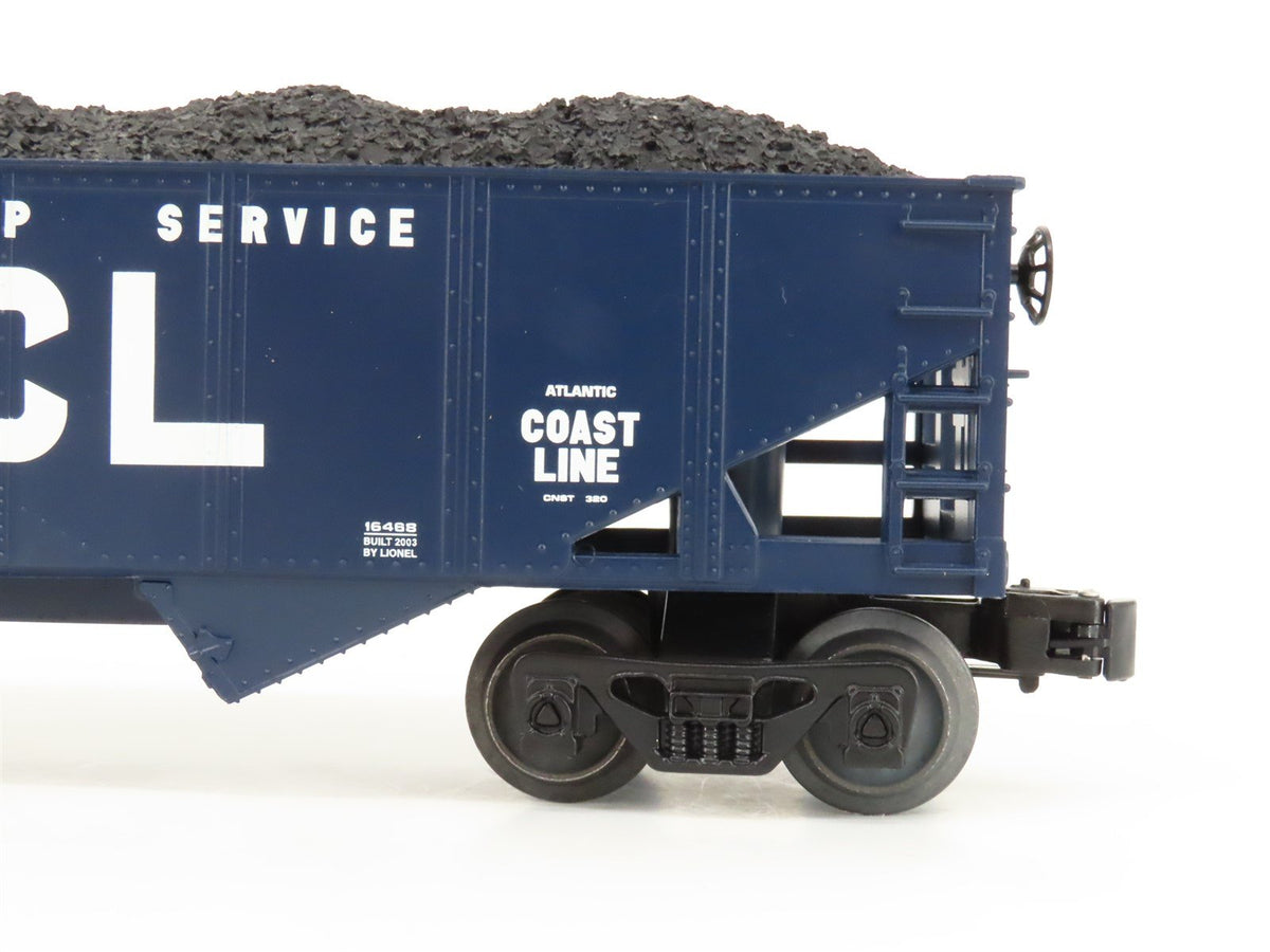 O Gauge 3-Rail Lionel 6-16468 ACL Atlantic Coast Line 2-Bay Hopper W/Load 84973