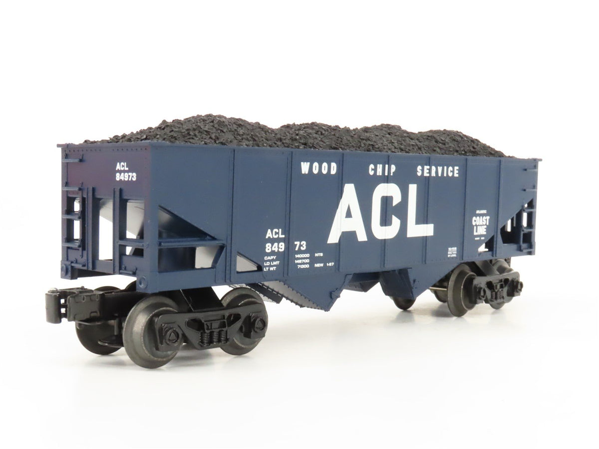 O Gauge 3-Rail Lionel 6-16468 ACL Atlantic Coast Line 2-Bay Hopper W/Load 84973