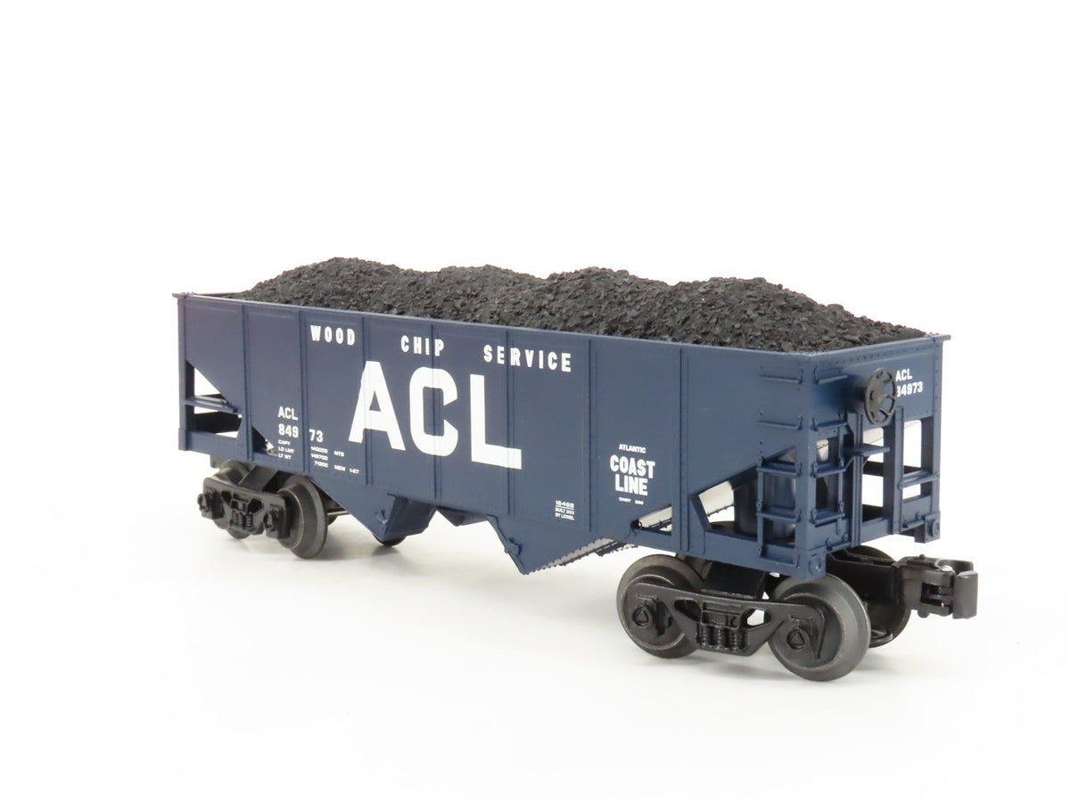 O Gauge 3-Rail Lionel 6-16468 ACL Atlantic Coast Line 2-Bay Hopper W/Load 84973