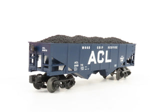 O Gauge 3-Rail Lionel 6-16468 ACL Atlantic Coast Line 2-Bay Hopper W/Load 84973