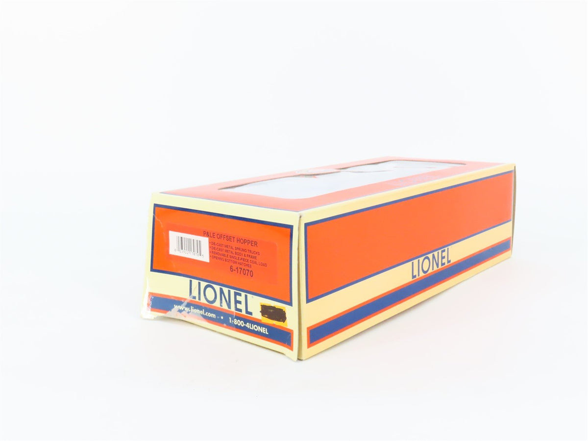 O Gauge 3-Rail Lionel 6-17070 Die-Cast P&amp;LE 2-Bay Hopper W/ Load #4990