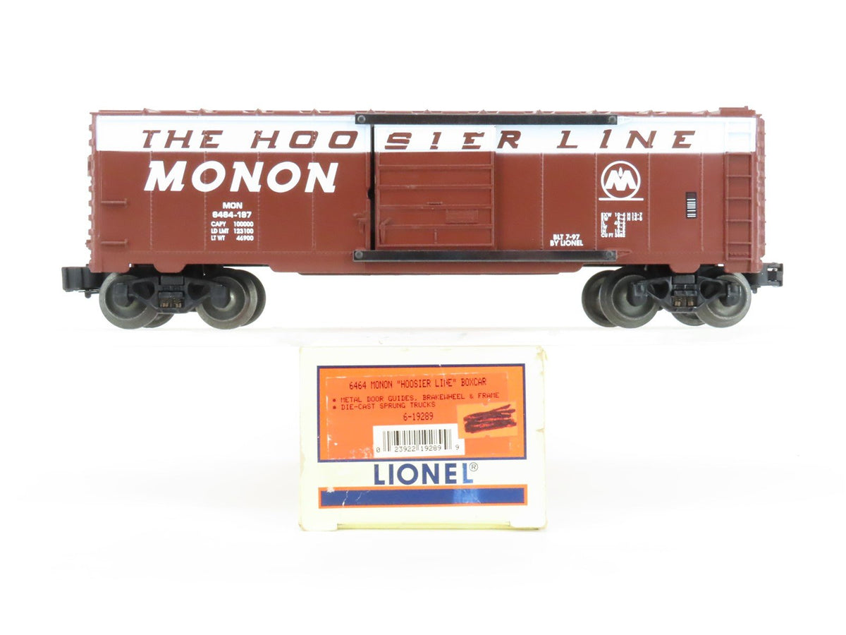 O Gauge 3-Rail Lionel 6-19289 MON Monon Hoosier Line Single Door Boxcar 6464-197