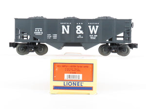 O Gauge 3-Rail Lionel 6-16436 N&W Norfolk & Western 2-Bay Hopper w/Load 6456-2