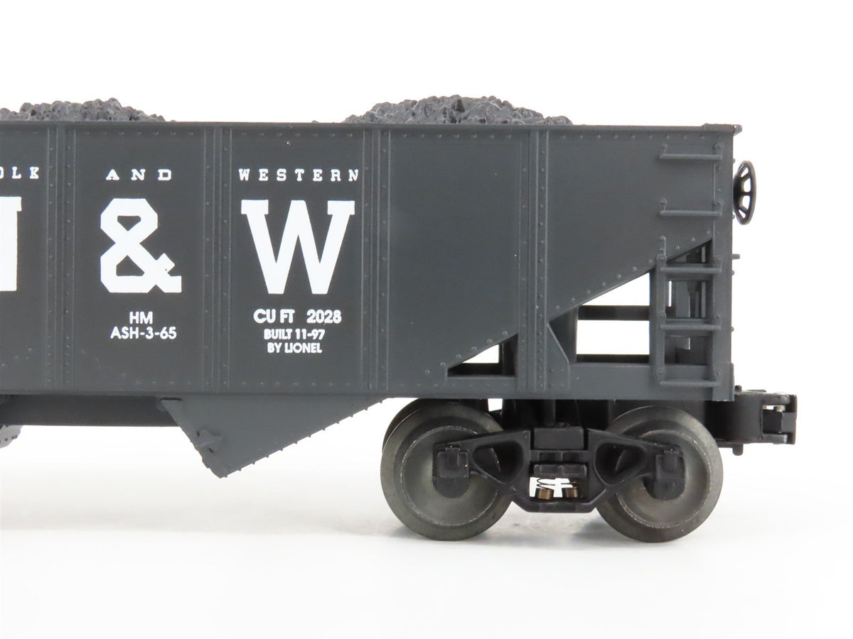 O Gauge 3-Rail Lionel 6-16436 N&amp;W Norfolk &amp; Western 2-Bay Hopper w/Load 6456-2