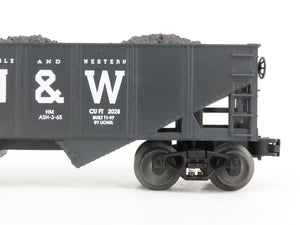 O Gauge 3-Rail Lionel 6-16436 N&W Norfolk & Western 2-Bay Hopper w/Load 6456-2