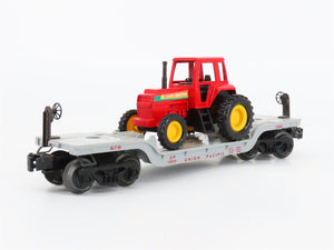 O Gauge 3-Rail Lionel 6-16935 UP Union Pacific Flatcar w/ Farm Tractor 16935
