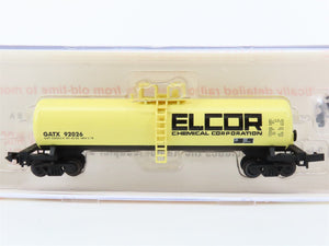 N Scale Roundhouse 8383 GATX Elcor Chemical 50' Modern Tank Car #92026