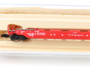 N Scale Roundhouse 8474 BN Burlington Northern Husky-Stack Car #64009