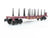 O Gauge 3-Rail Lionel 6-16373 EL Erie Lackawanna Flatcar w/ Stakes & Load 16373