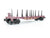 O Gauge 3-Rail Lionel 6-16373 EL Erie Lackawanna Flatcar w/ Stakes & Load 16373