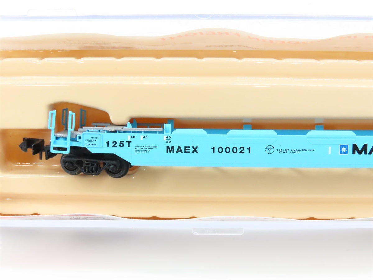 N Scale Roundhouse 8477 MAEX Maersk Husky-Stack Car #100021