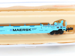 N Scale Roundhouse 8477 MAEX Maersk Husky-Stack Car #100021