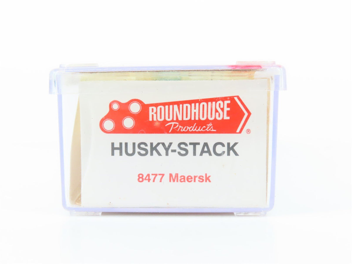 N Scale Roundhouse 8477 MAEX Maersk Husky-Stack Car #100021