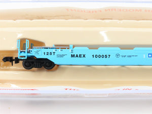 N Scale Roundhouse 8477 MAEX Maersk Husky-Stack Car #100057
