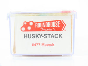 N Scale Roundhouse 8477 MAEX Maersk Husky-Stack Car #100035