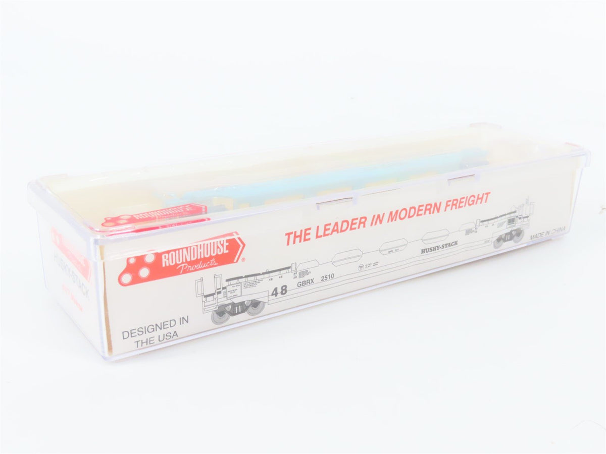 N Scale Roundhouse 8477 MAEX Maersk Husky-Stack Car #100060