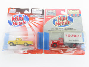 Lot of 8 HO Scale Mini Metals NYC/Woolworths Plymouth/Dodge Cars and Trucks