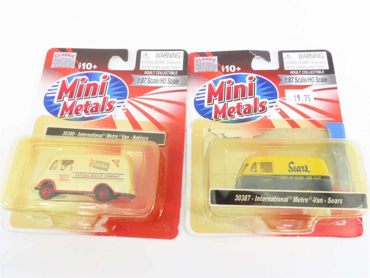 Lot of 8 HO Scale Mini Metals NYC/Woolworths Plymouth/Dodge Cars and Trucks