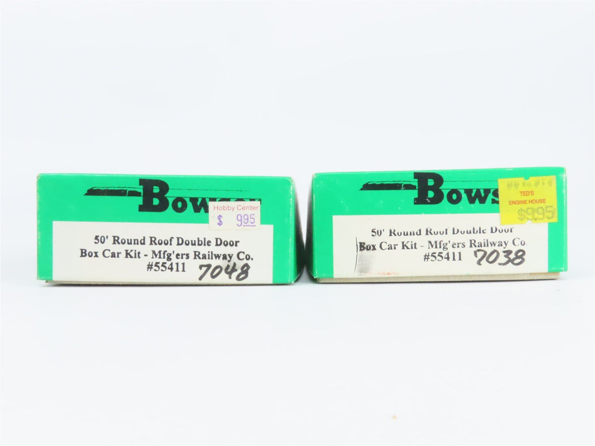 Lot of 3 HO Scale Bowser MRS Manufacturers Railway 50&#39; Boxcars