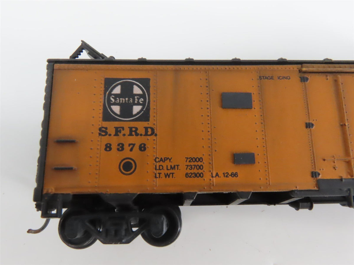 Lot of 6 HO SFRD Santa Fe &quot;Chief&quot;, &quot;Grand Canyon&quot;, &quot;Map&quot; Reefer Cars WEATHERED
