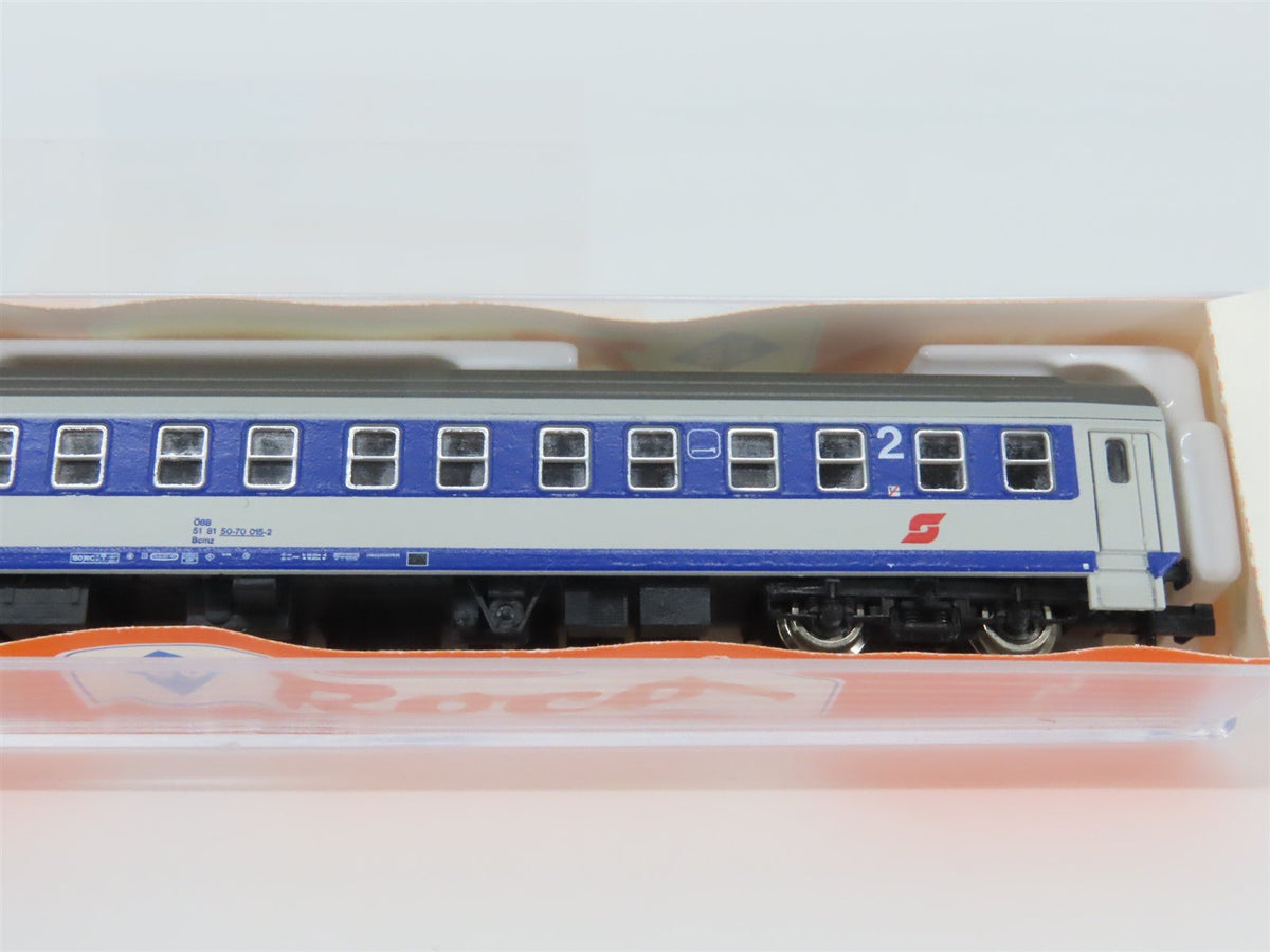 N Scale Roco 24384 ÖBB 2nd Class Coach Passenger Car #50-70015