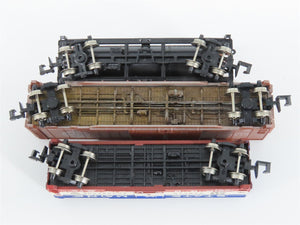 LOT of 11 N Scale MRC DTI/CBQ/B&M/CNW/BAR Tank, Caboose, Hopper & Boxcars