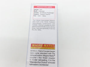 LOT of 6 N Scale Micro-Trains MTL NYC New York Central RPO/Coach Passenger Cars