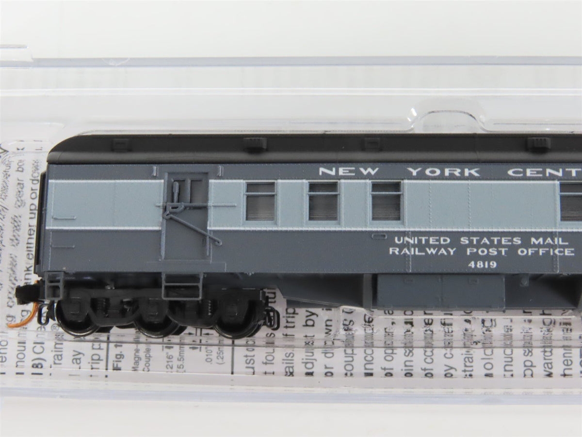 LOT of 6 N Scale Micro-Trains MTL NYC New York Central RPO/Coach Passenger Cars