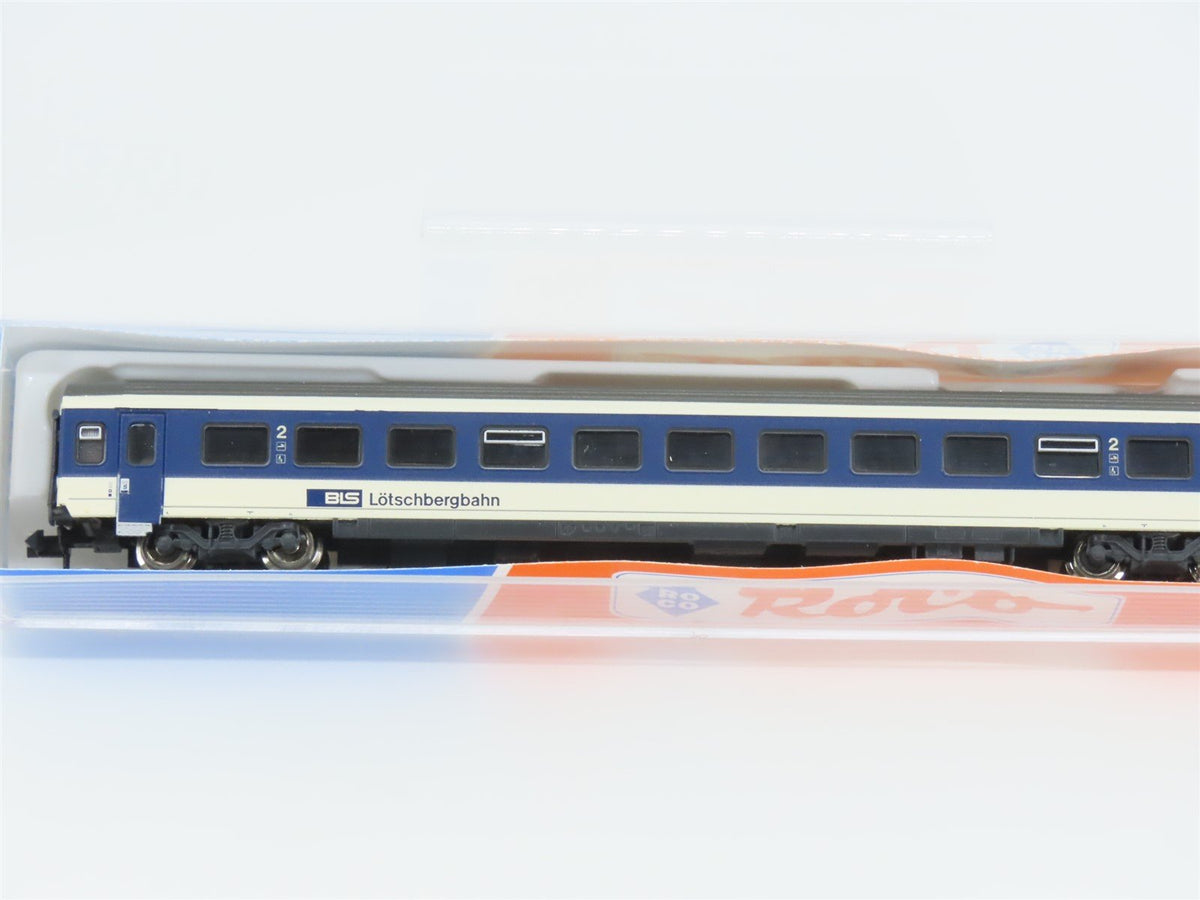 N Scale Roco 24335 BLS Lötschbergbahn 2nd Class Coach Passenger #21-73415