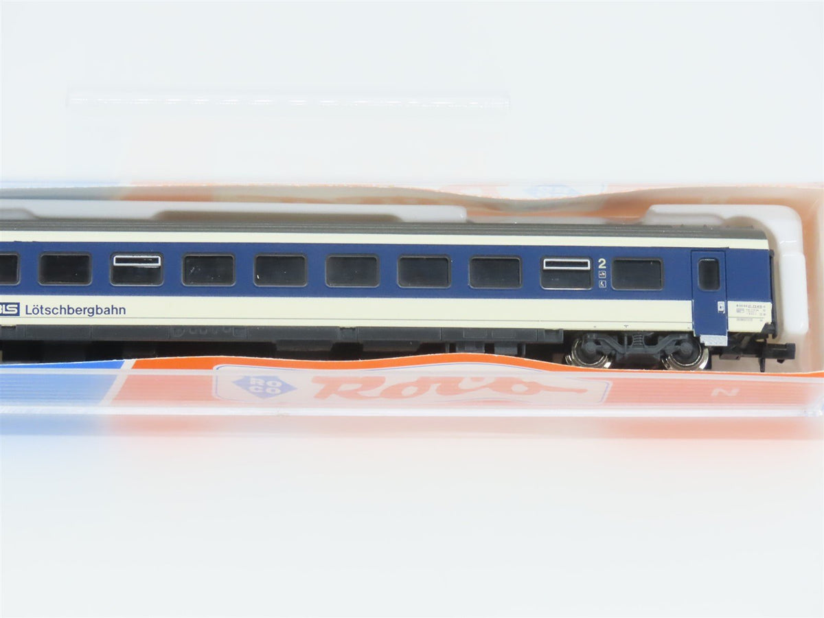 N Scale Roco 24335 BLS Lötschbergbahn 2nd Class Coach Passenger #21-73415