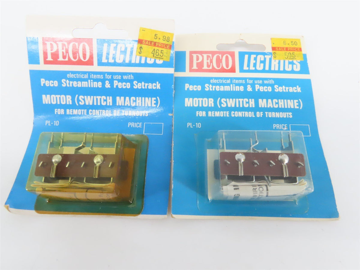 LOT of 13 PECO Motor Switch Machines &amp; Accessory Switches