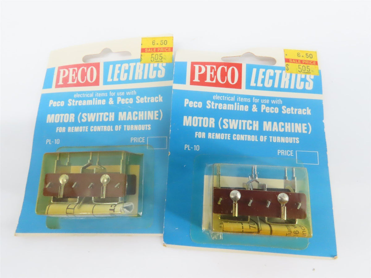 LOT of 13 PECO Motor Switch Machines &amp; Accessory Switches