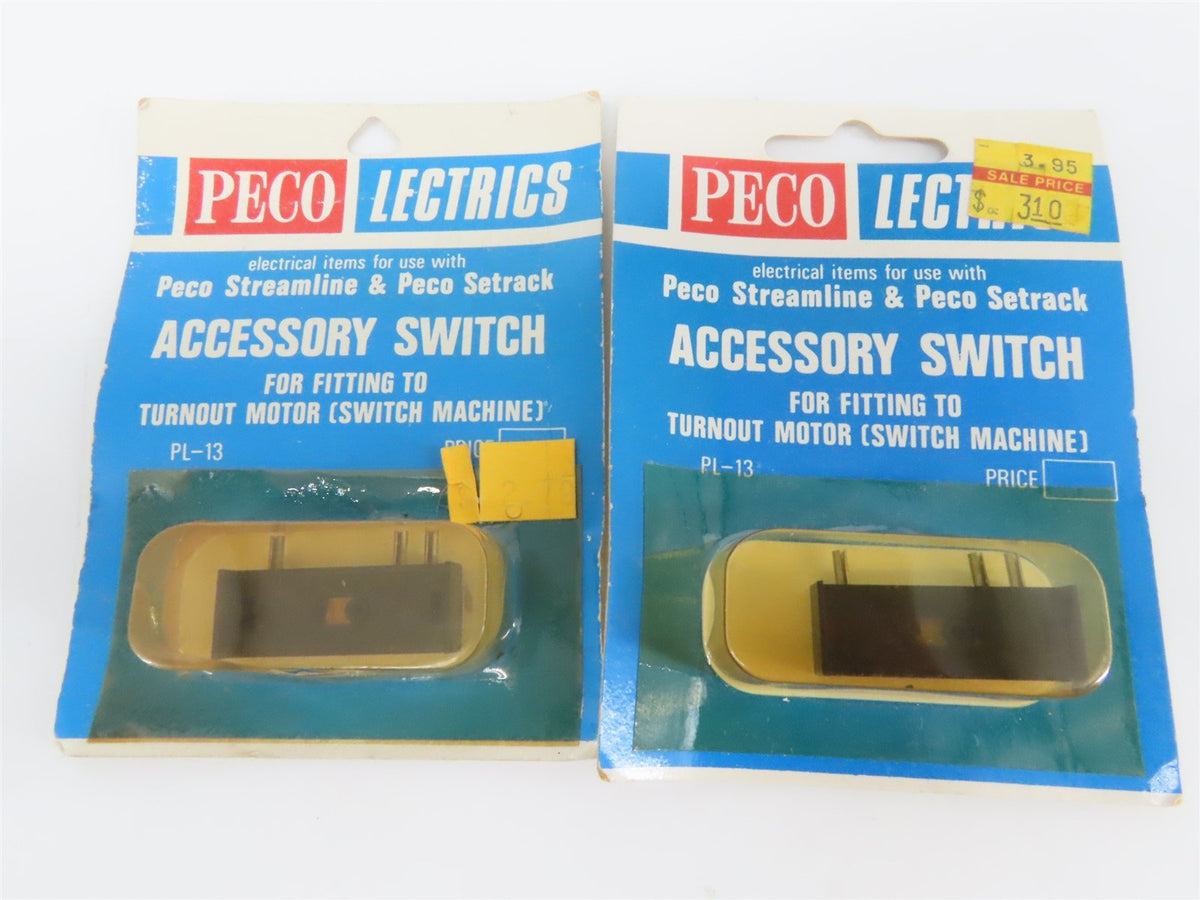 LOT of 13 PECO Motor Switch Machines &amp; Accessory Switches