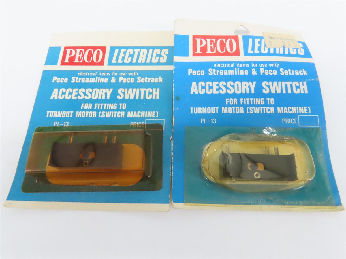 LOT of 13 PECO Motor Switch Machines &amp; Accessory Switches