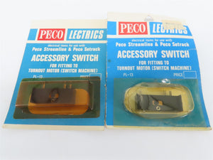 LOT of 13 PECO Motor Switch Machines & Accessory Switches
