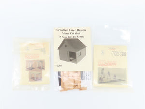 LOT of 10+ N Laser Cut MPP Wood Structures, Buildings, & Scenery Detail Kits