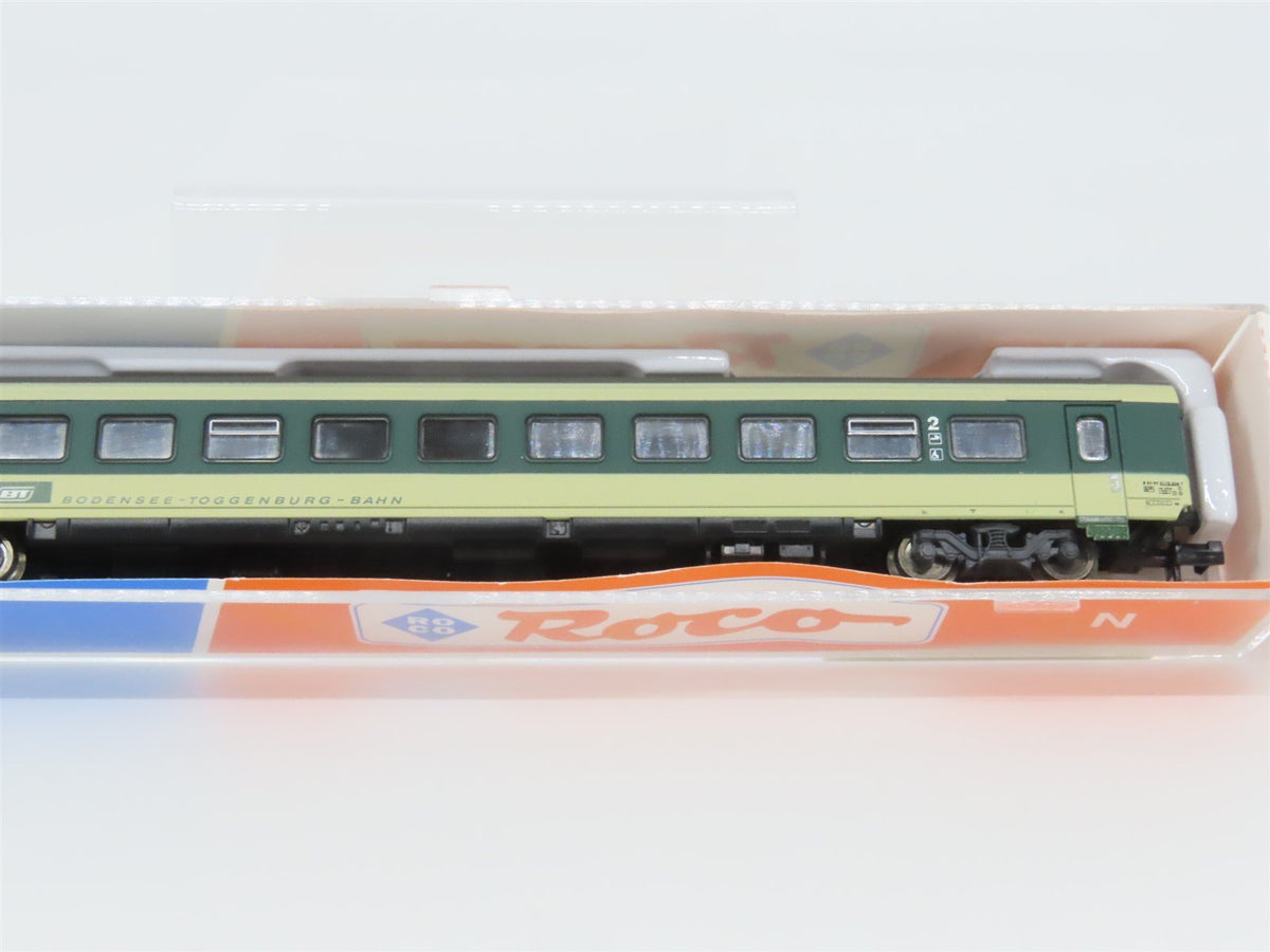 N Roco 24354 BT Bodensee-Toggenburg-Bahn 2nd Class Coach Passenger #21-75204