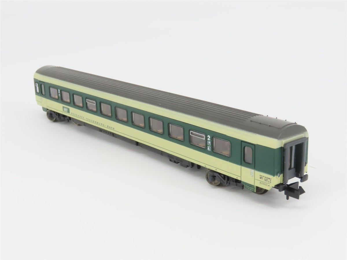 N Roco 24354 BT Bodensee-Toggenburg-Bahn 2nd Class Coach Passenger #21-75204