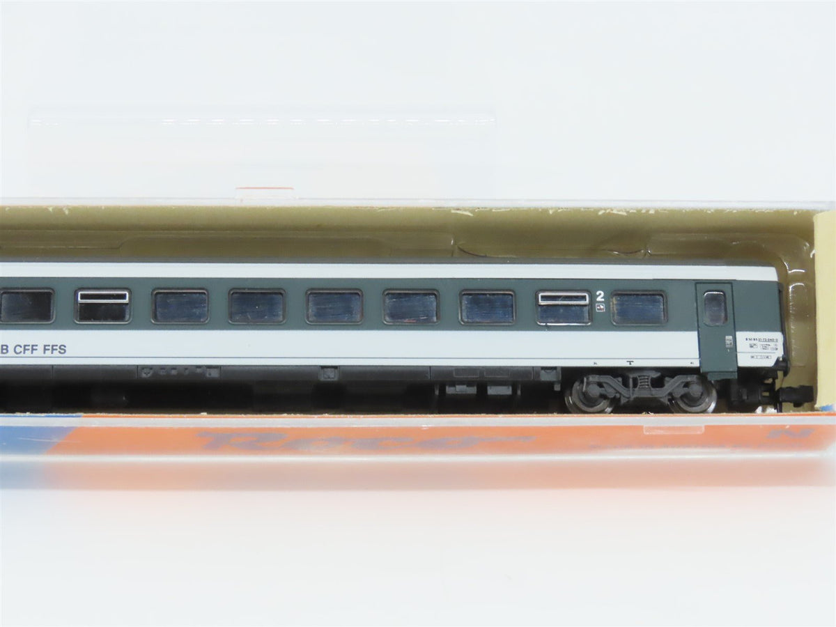 N Scale Roco 24275 SBB CFF FFS Swiss Federal Railways 2nd Class Coach Passenger